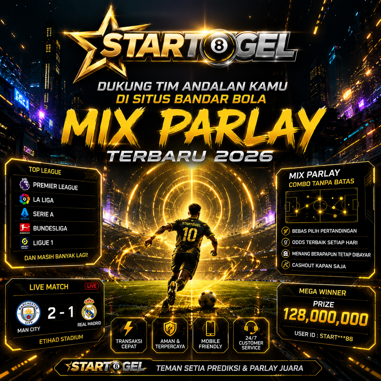 STARTOGEL | Dukung Tim Andalan Kamu Di Situs Bandar Bola Mix Parlay Terbaru 2026 by Hey siriusly