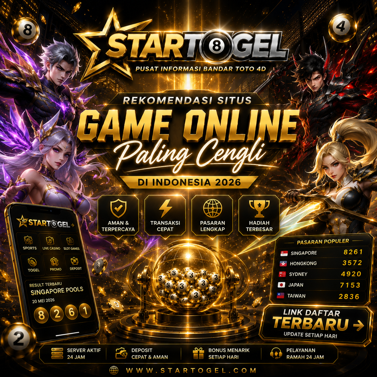 STARTOGEL > Rekomendasi Situs Game Online Paling Cengli di Indonesia 2026